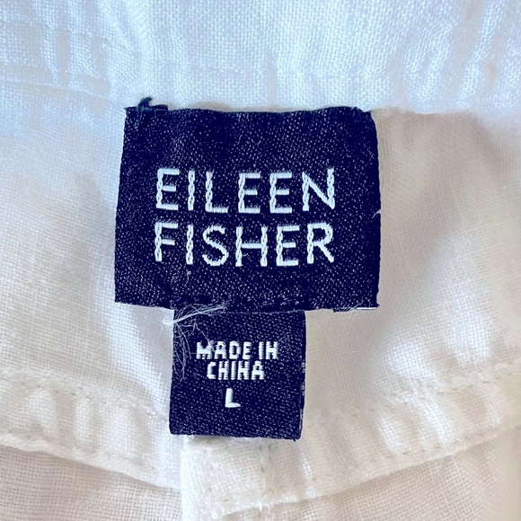 Eileen Fisher Linen Wide Leg 5 Pocket Style pants, Size XL - Picture 4 of 10